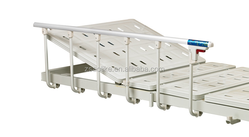 Luxury Modern Type 3 Function Manual Hospital Bed with ABS Bedhead Board 1 YEAR Free Spare Parts ALK-AA301FZL Metal Dia 125mm