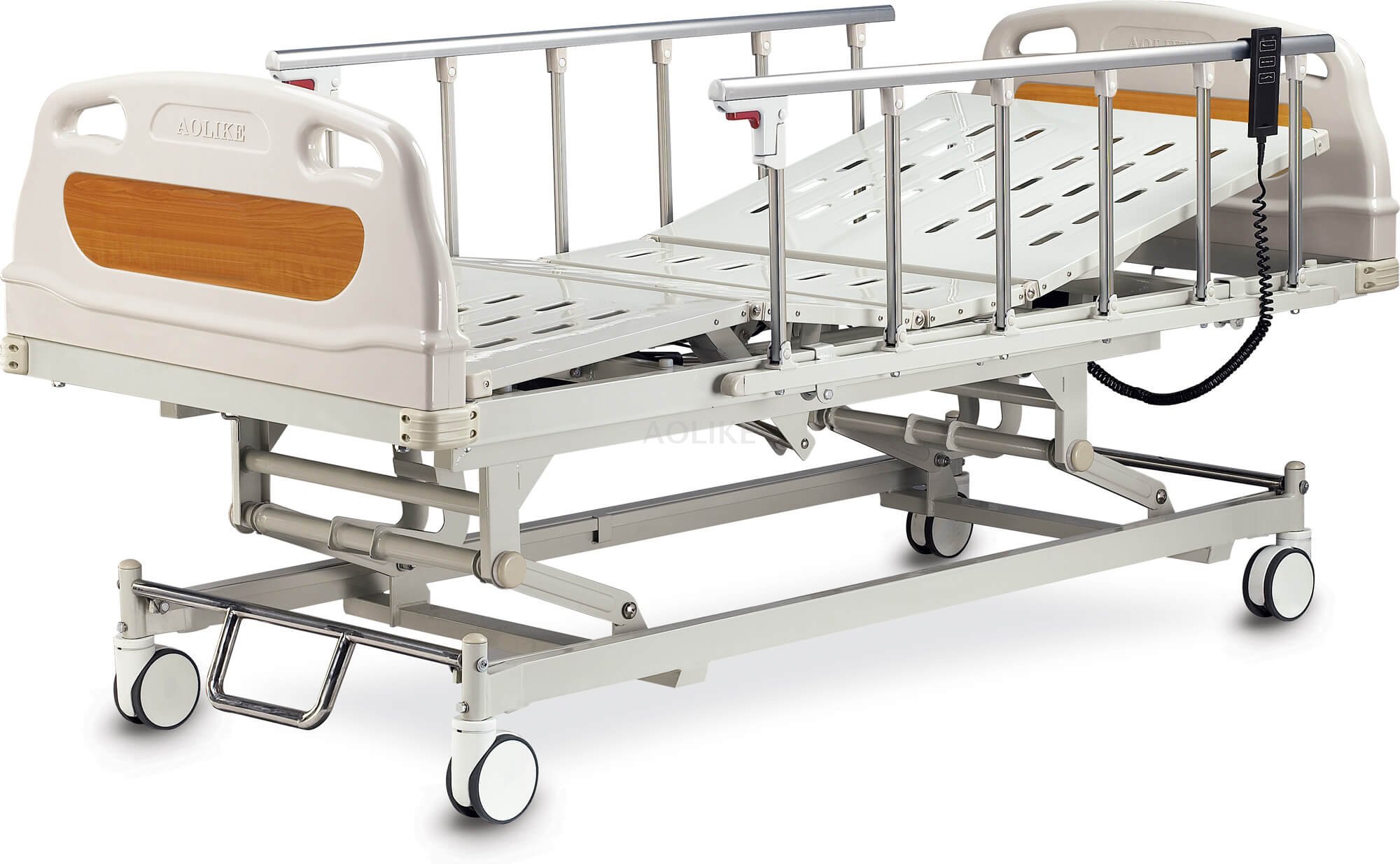 CE,FDA approved Quality High Quality And cheap Electric hospital bed for sale with 3 function with Control brakes