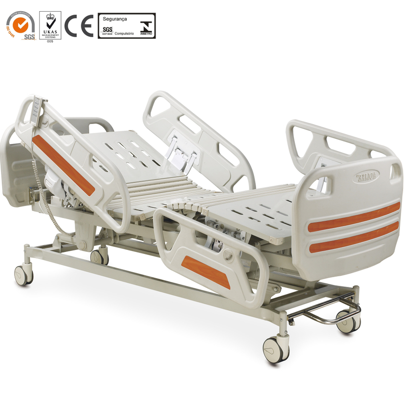 CE ISO13485 Three Function Electric Clinic Bed Hospital Beds for Sale Three Function Electric ICU Hospital Bed Metal 5-function