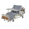 Electric commode care bed