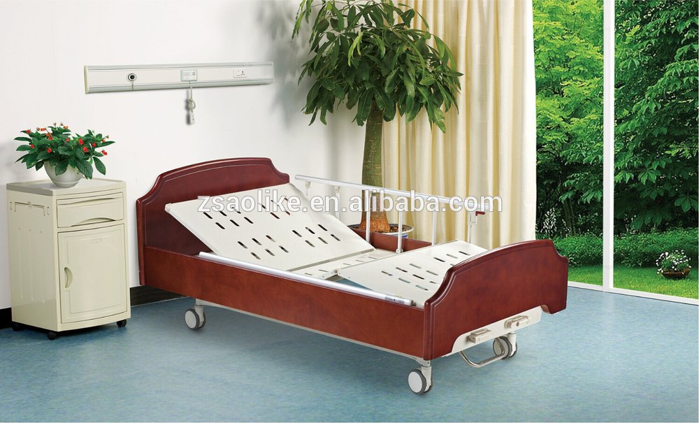 CE,FDA Certificated Two crank manual home care bed