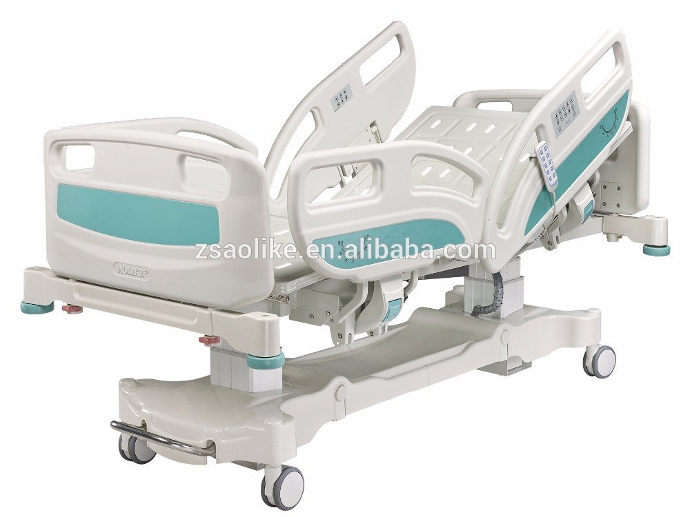 Advanced 5 function CE FDA ISO Quality electric ICU hospital bed