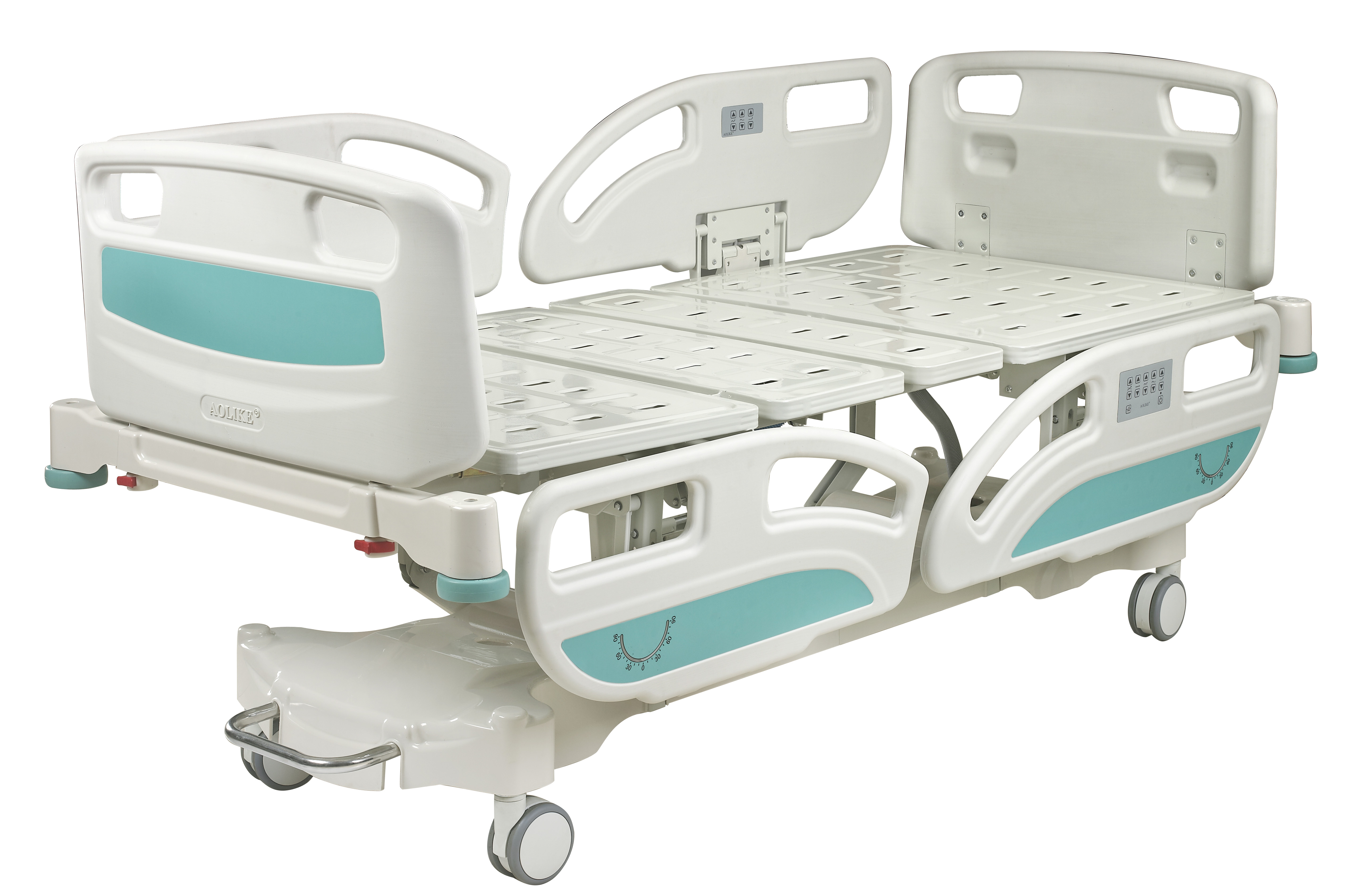 AOLIKE hospital ICU 5 functions electric hospital bed with CPR function