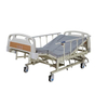 Manual commode care bed