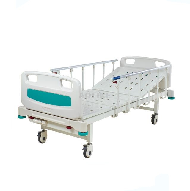 One crank manual hospital bed