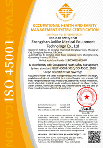  ISO 45001 Certificate 