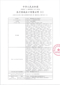 Certificate of Free Sale