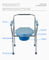 Aluminum Foding Adjustable Commode Chair for Disabled People Orthotics Class I 1 YEAR Free Spare Parts 15-20 Days CE/ISO13485