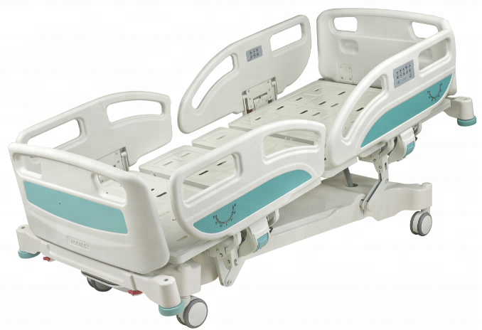 ALK-BA501EZE Electric ICU Bed 7 Days Delivery AOLIKE Medical Five Function Electric Intensive Care hospital bed