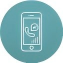 AOLIKE WhatsApp and mobile contact icon for customer support
