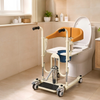 ALK850H hydraulic transfer chair with portable commode for home care