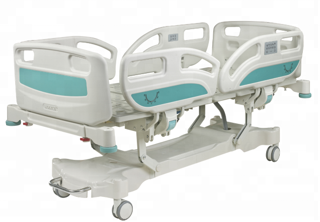 Factory Prices ICU 5 functions electric hospital bed with scale function