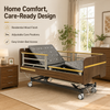 ALK-BM502HZZ steel sleeping platform and wood-finish panels