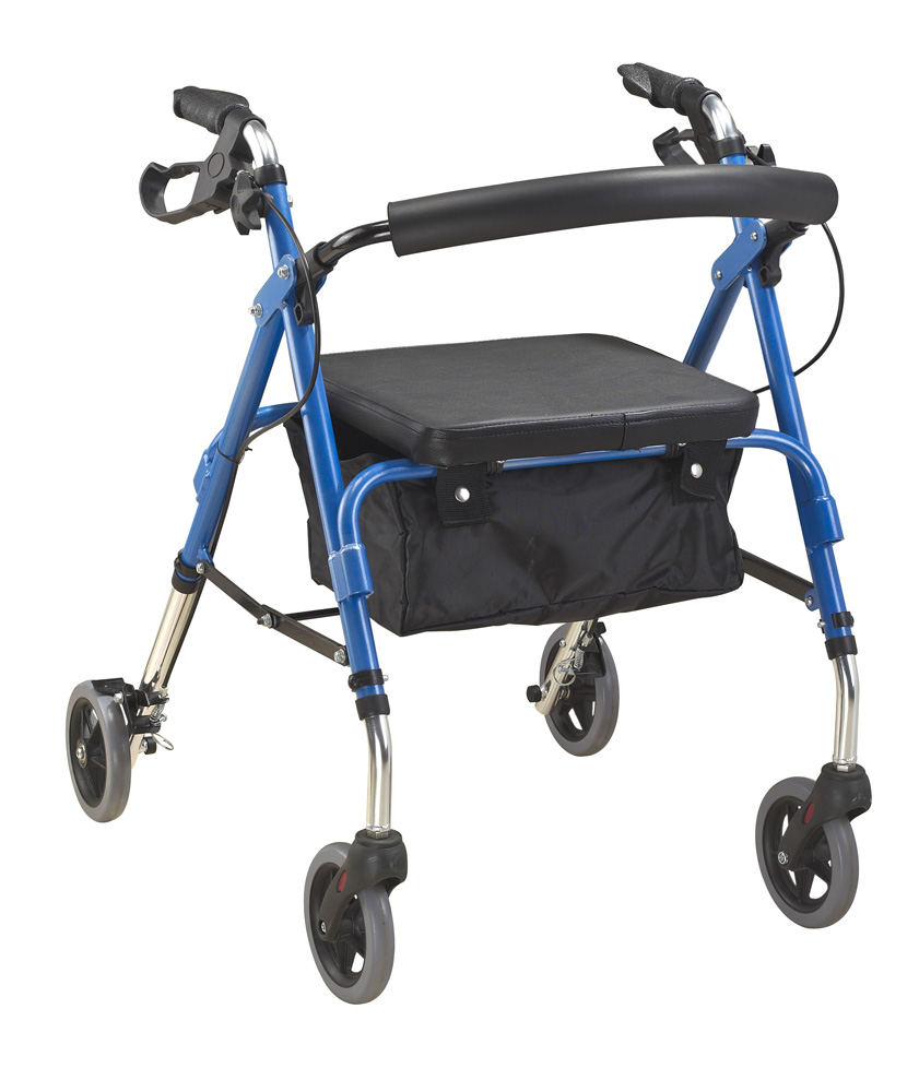 Lightweight and Foldable Rollator for Disabled and Elderly ALK325L Free Spare Parts Class I Convenient Universal OEM ODM LOGO