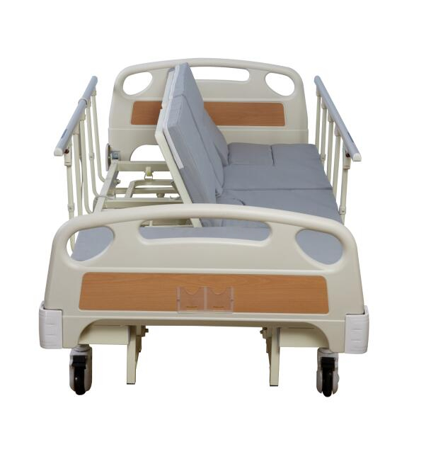 Electric commode care bed