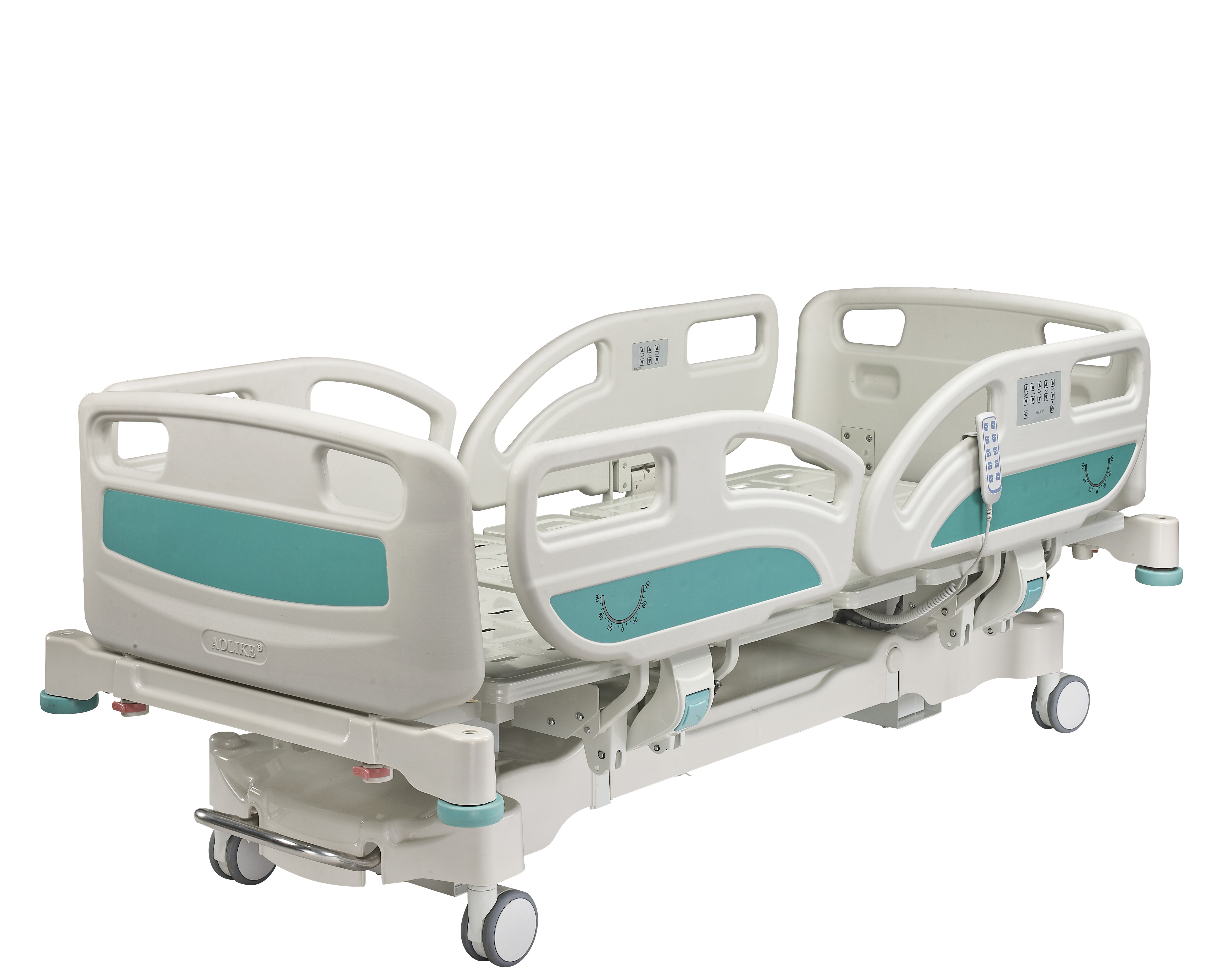 Unused Advanced 5 Function CE ISO Quality Electric ICU Hospital Beds Metal for Hospital Use ALK06-BA508EZE 1 YEAR ICU Room