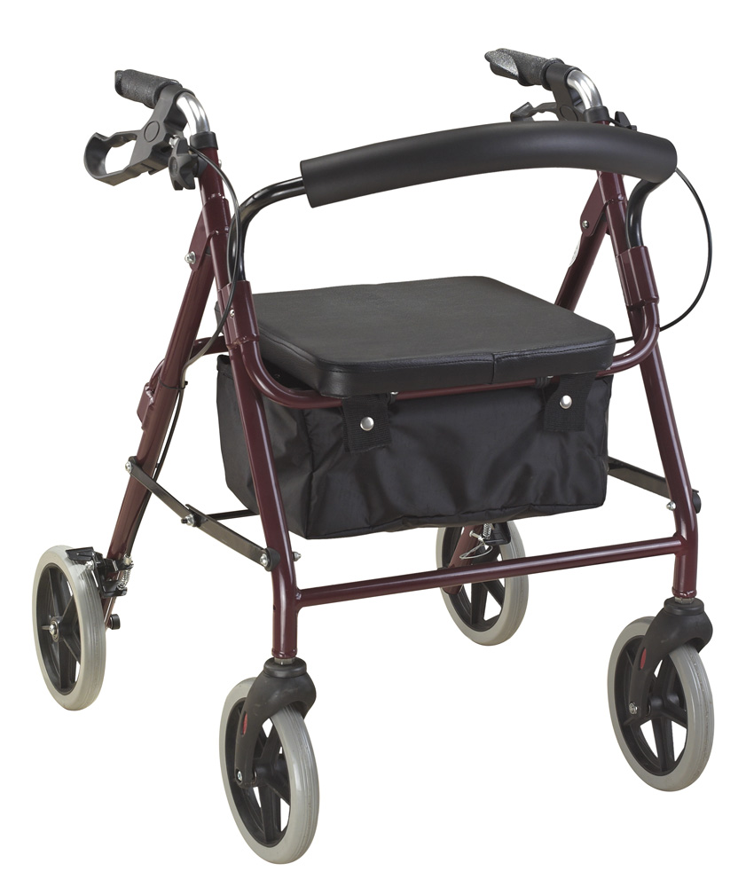 Lightweight and Foldable Rollator for Disabled and Elderly ALK325L Free Spare Parts Class I Convenient Universal OEM ODM LOGO